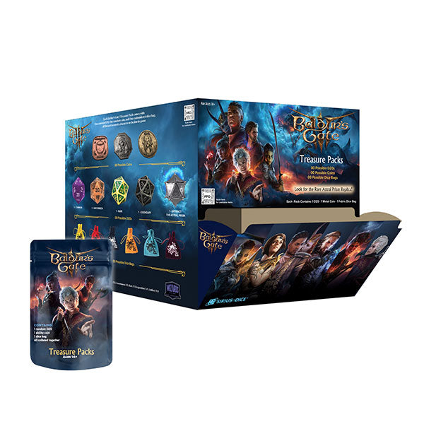 Baldur's Gate 3 Treasure Pack Dice Set