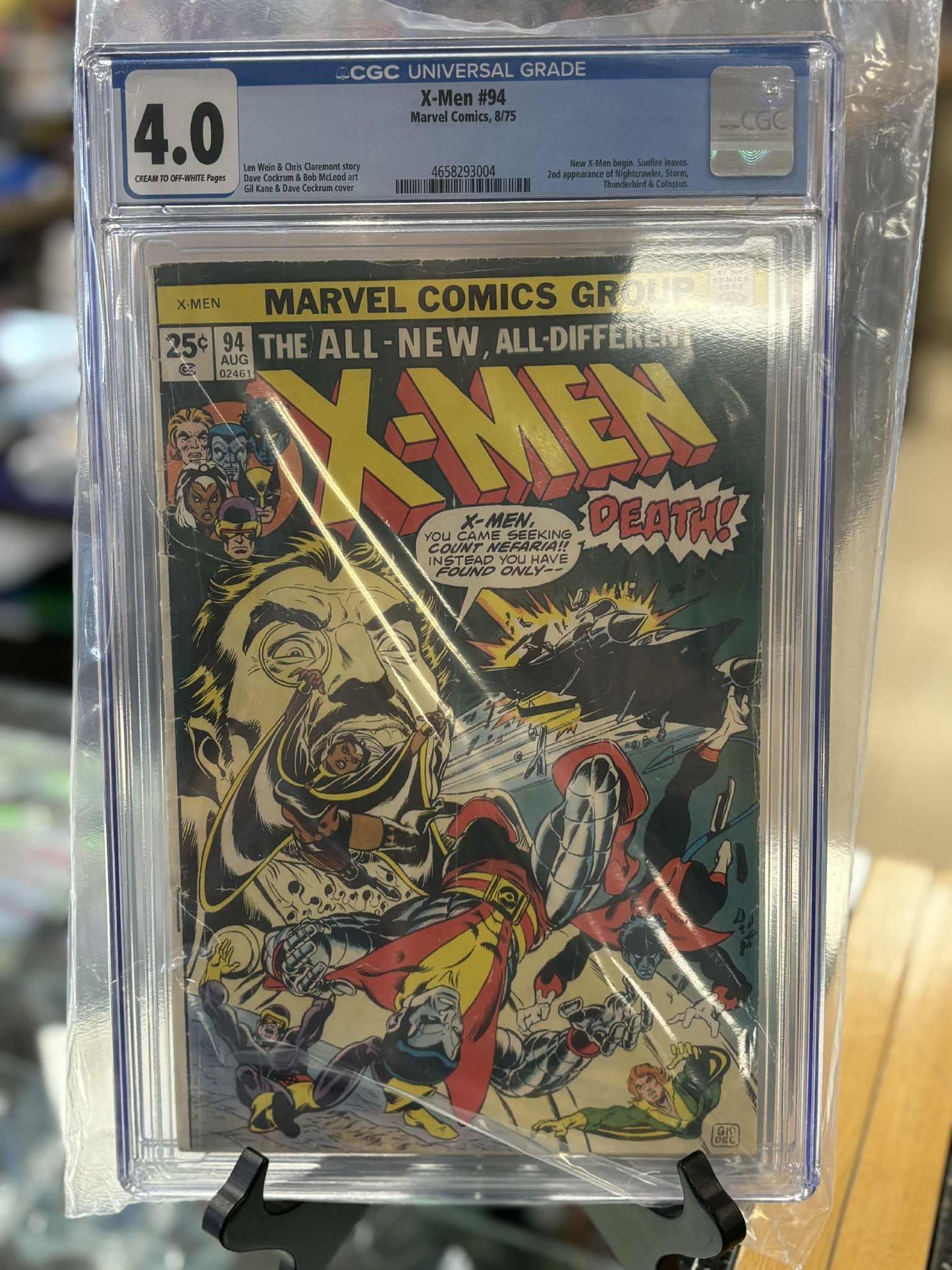 X-Men #94 CGC 4.0