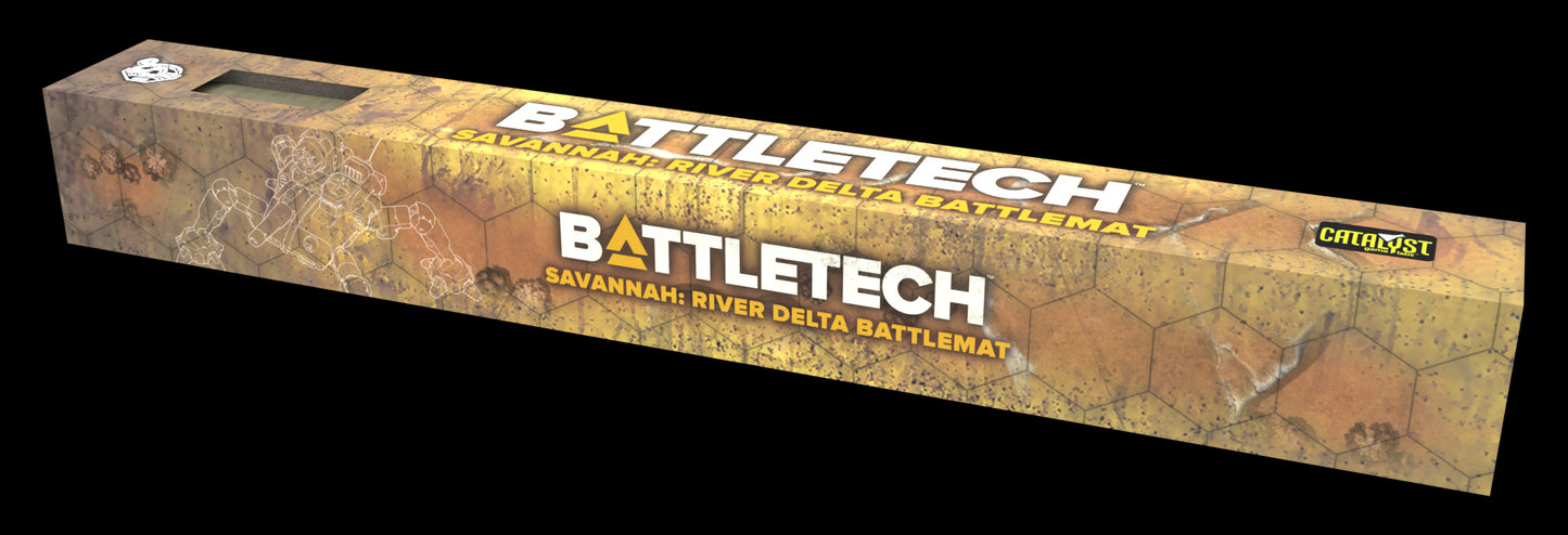 BattleTech: BattleMat - Savannahs River Delta/City Ruins