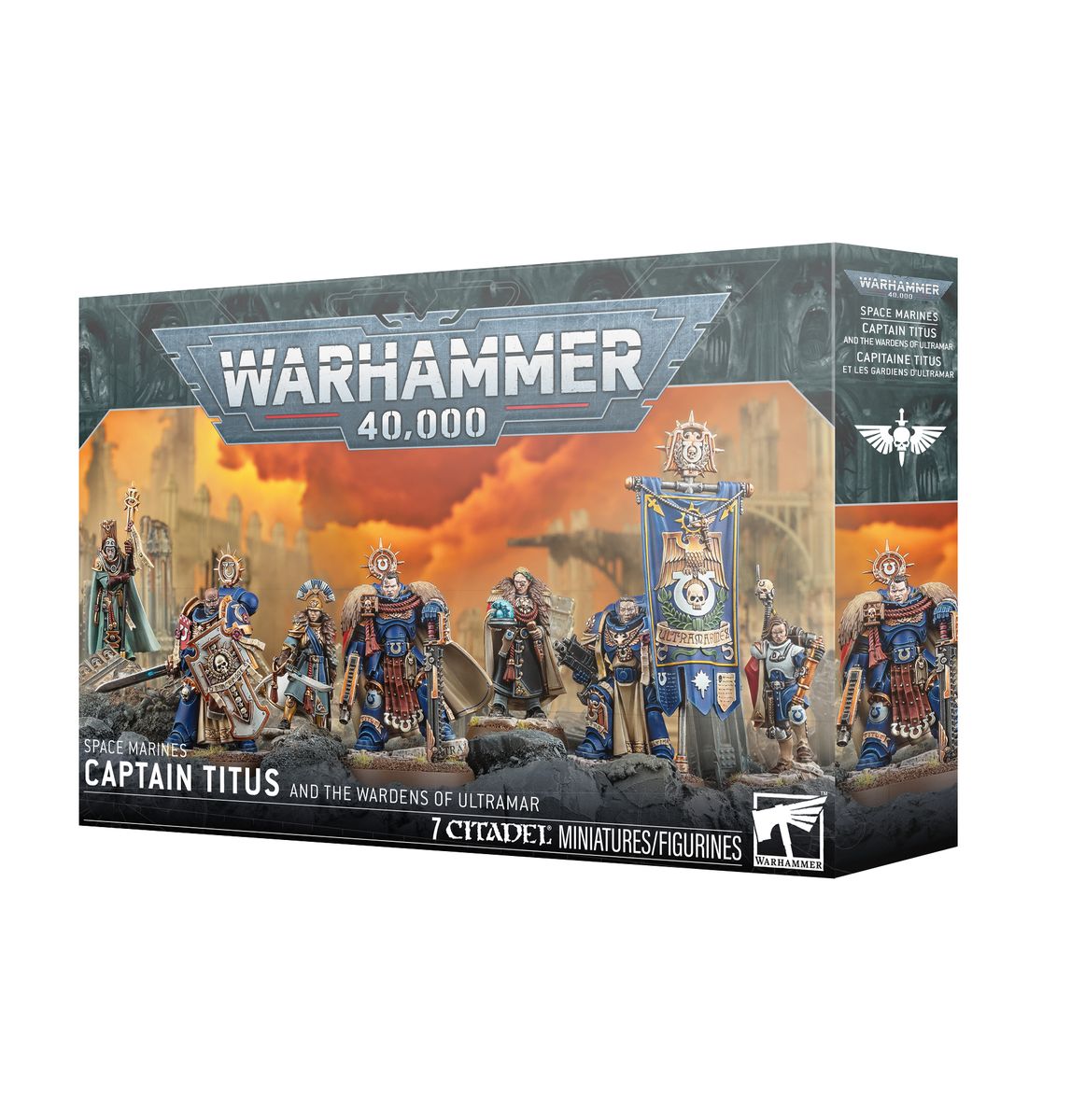 40K: Space Marines Captain Titus and The Wardens of Ultramar