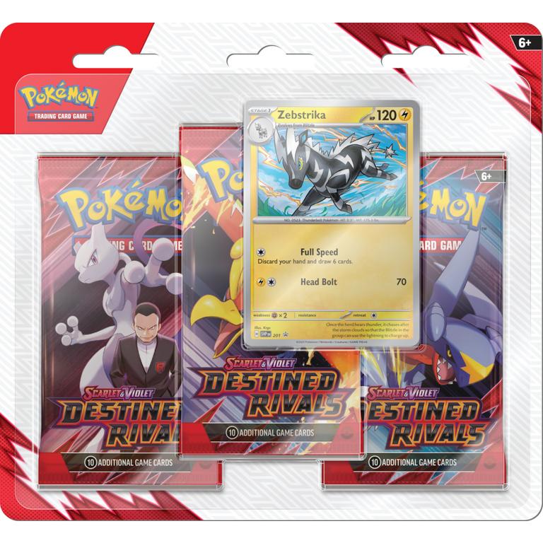 Scarlet & Violet Destined Rivals: 3-Booster Blister