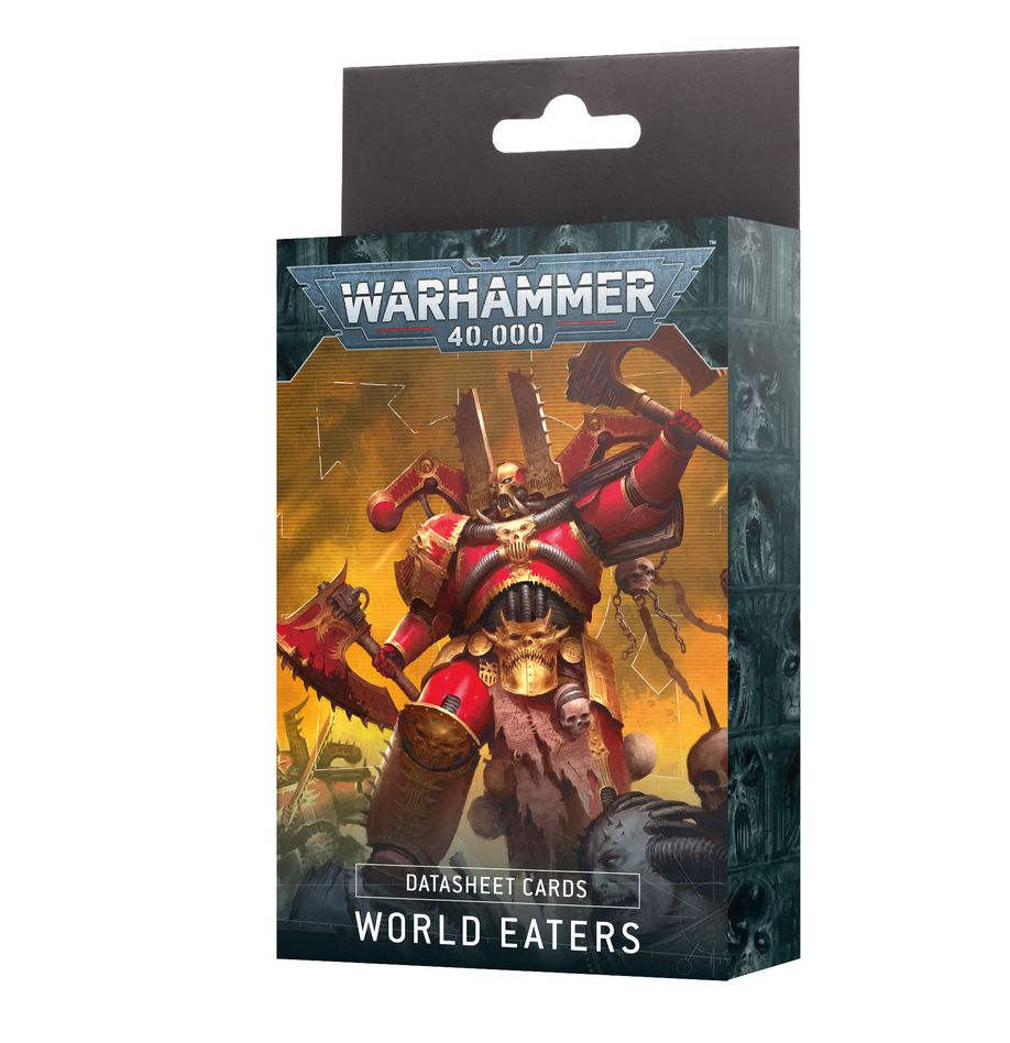 40K: World Eaters Datasheet Cards