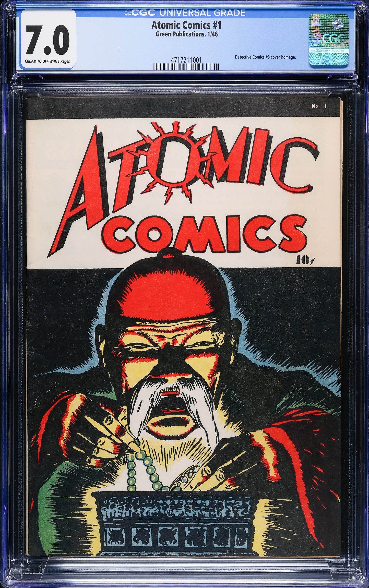 Atomic Comics #1 CGC 7.0