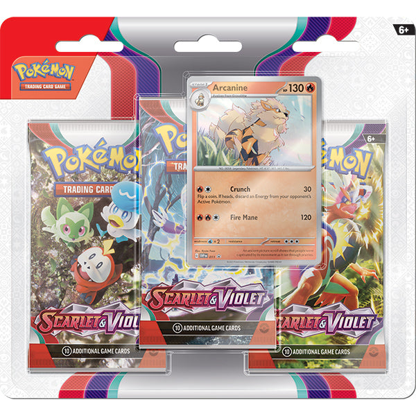 Scarlet & Violet: 3-Booster Blister
