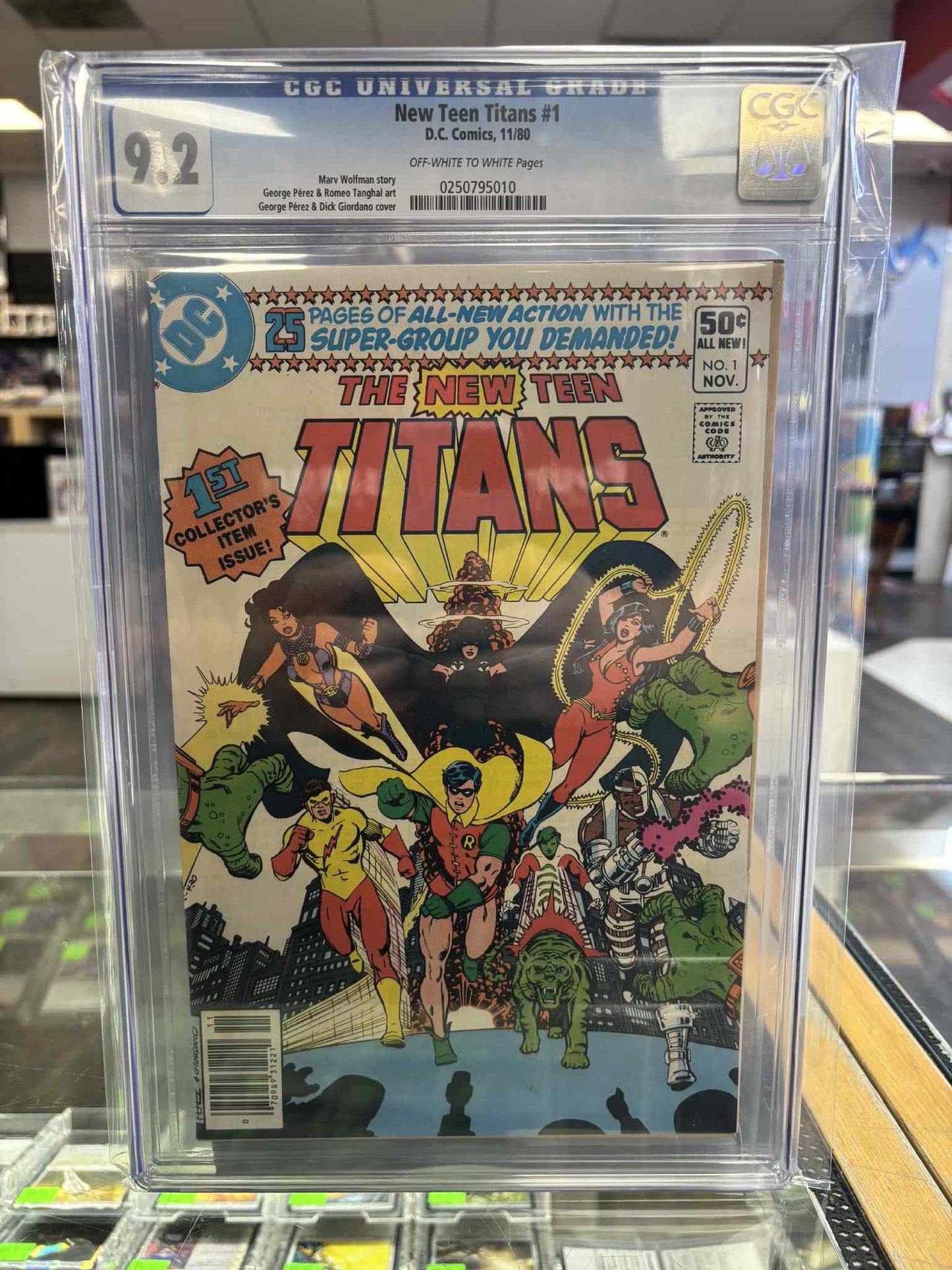 New Teen Titans #1 CGC 9.2