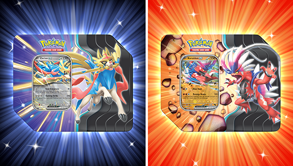 Slashing Legends Tin (Zacian ex or Koraidon ex)