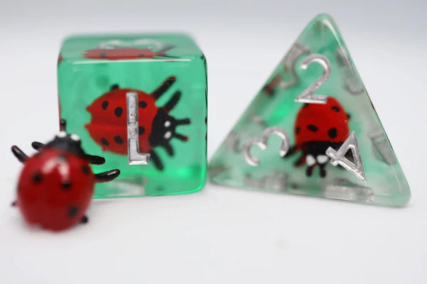 Foam Brain Games Lucky Ladybird RPG Dice Set