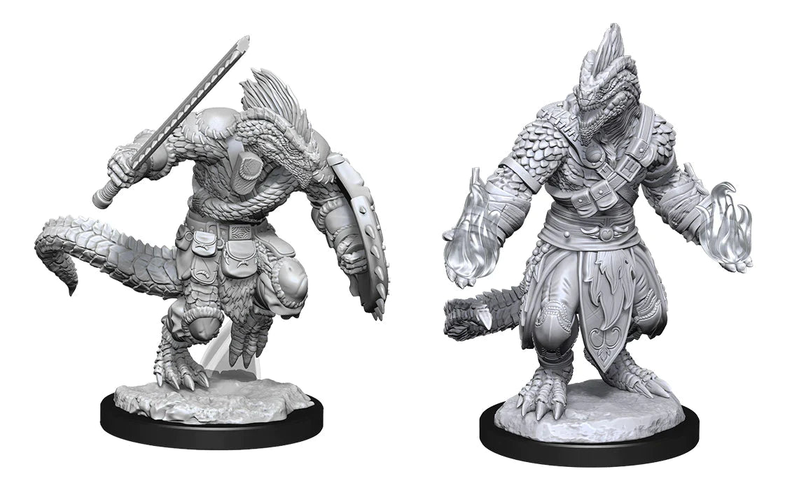 D&D Nolzur's Marvelous Miniatures: Lizardfolk Barbarian & Lizardfolk Cleric