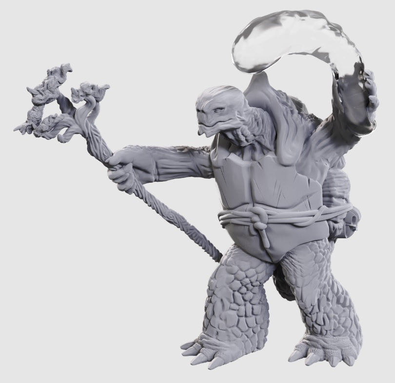 Nolzur's: Tortle Druid & Wild Shape Giant Lizard