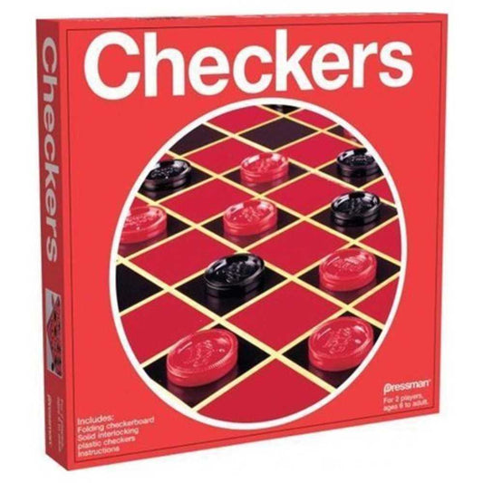 Classic Checkers Board Game