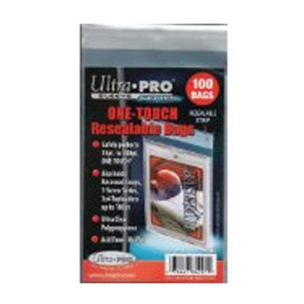 Card Sleeves: 3- 1/4" X 4-3/4" One-Touch Resealable (100)