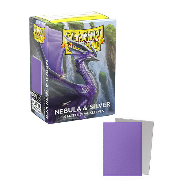 Dragon Shield: Nebula & Silver Dual Matte (100)