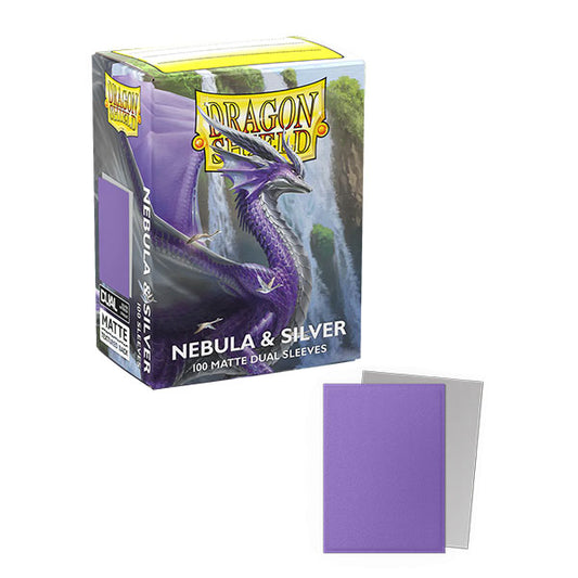 Dragon Shield: Nebula & Silver Dual Matte (100)