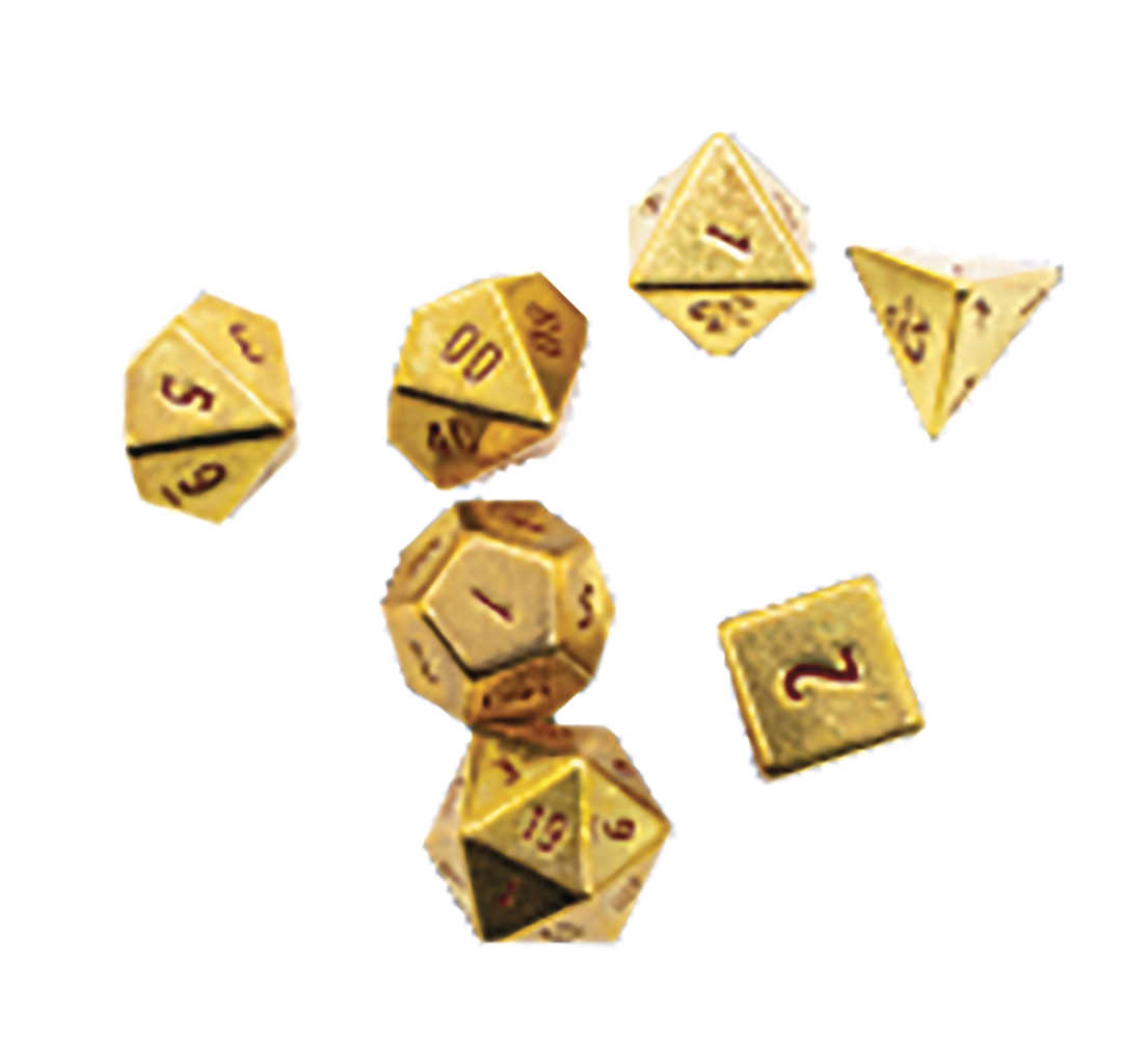 Dungeons & Dragons  Role Playing Game 50th Ann 7rpg Heavy Metal Dice