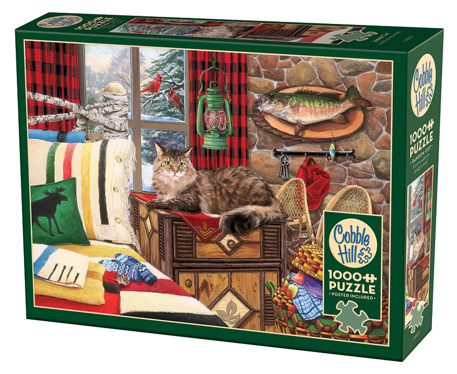 Puzzle: Lodge Cat (1000 pieces)