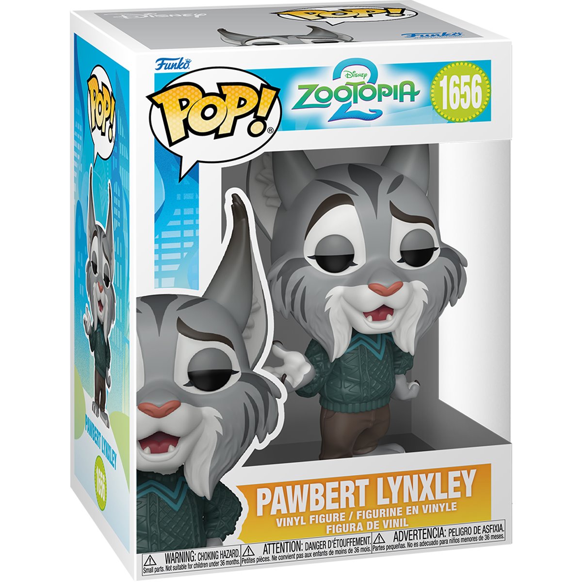Pop! Zootopia 2 Pawbert Lynxley Vinyl Figure