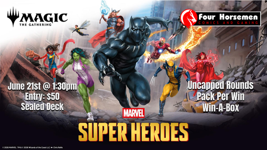 MTG Marvel Super Heroes Pre-Release: Uncapped Win-A-Box
