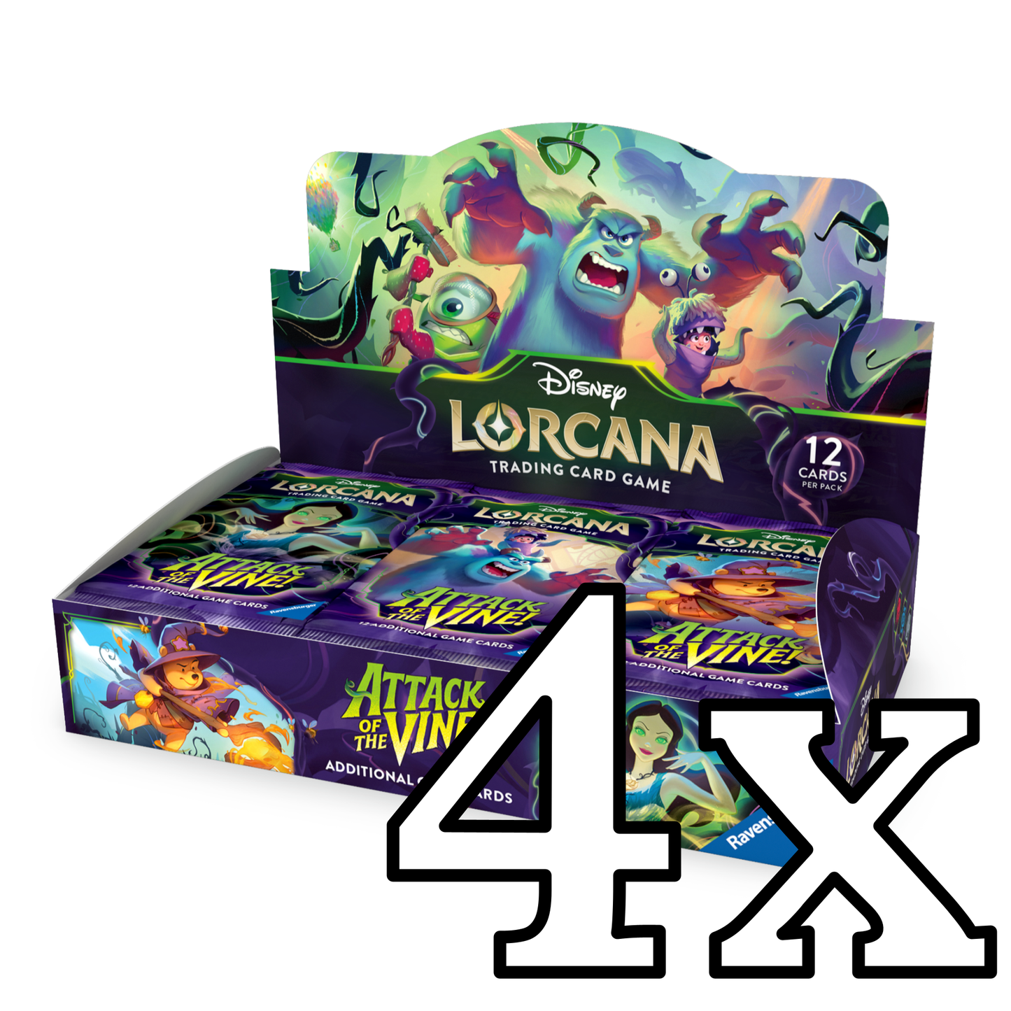 Disney Lorcana: Attack of the Vine! - Booster Box  **LIMIT 1 PER CUSTOMER**
