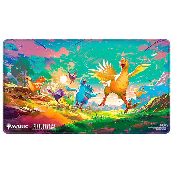 Playmat: MTG Holofoil- Final Fantasy- Chocobo Bundle Key Art