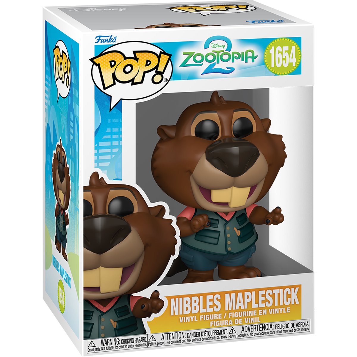 Pop! Zootopia 2 Nibbles Maplestick Vinyl Figure