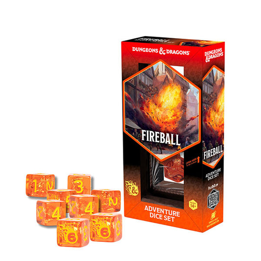D&D Adventure Dice Set: Fireball