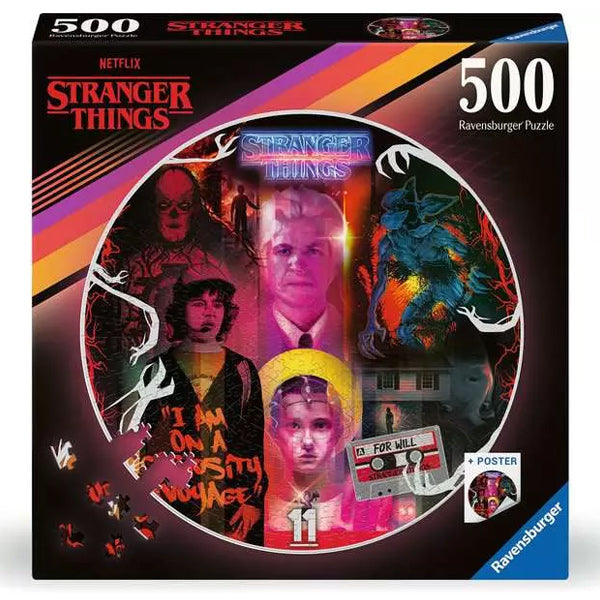 Puzzle: Stranger Things- Round (500 pieces)