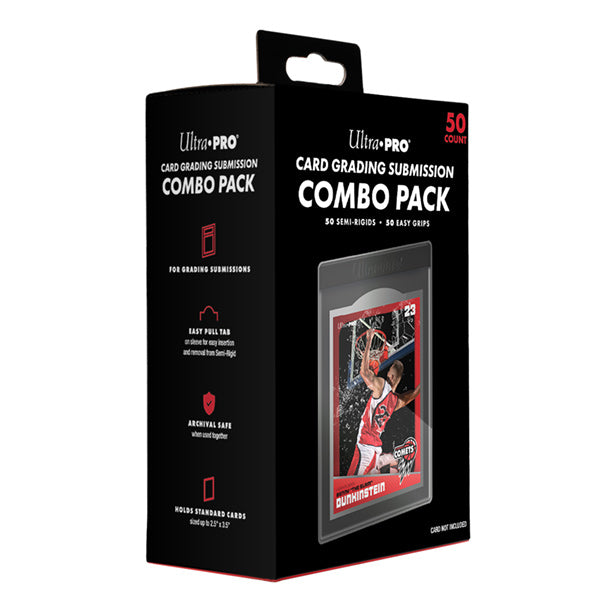 Card Sleeves: Grading Submission Combo- Standard (Semi-Rigid & Easy Pull Tab Sleeves) (50ct)