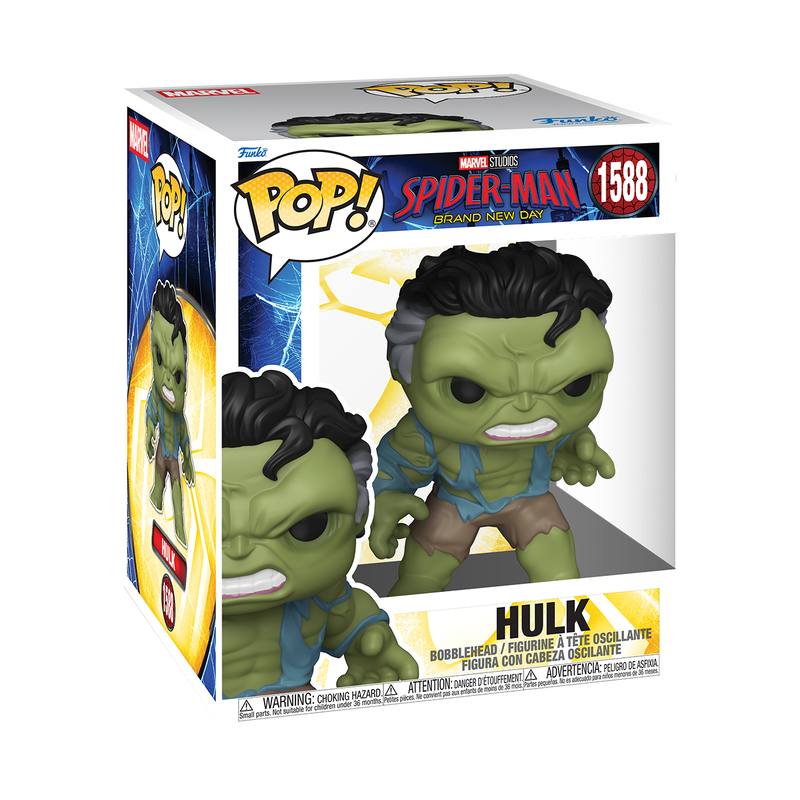 Funko Pop Spider-Man: Brand New Day Hulk Super 6-Inch Vinyl Figure (#1588)