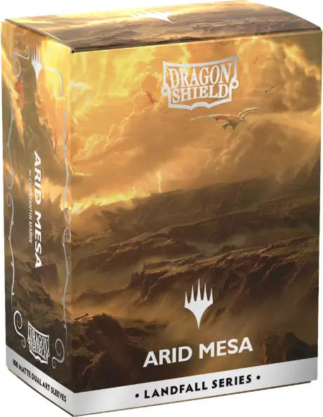 Dragon Shield Sleeves Art Magic the Gathering Landfall Series Arid Mesa