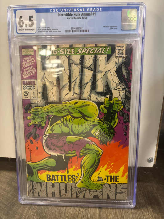 Incredible Hulk Annual #1 CGC 6.5