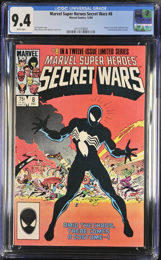 Marvel Super Heroes Secret Wars #8 CGC 9.4