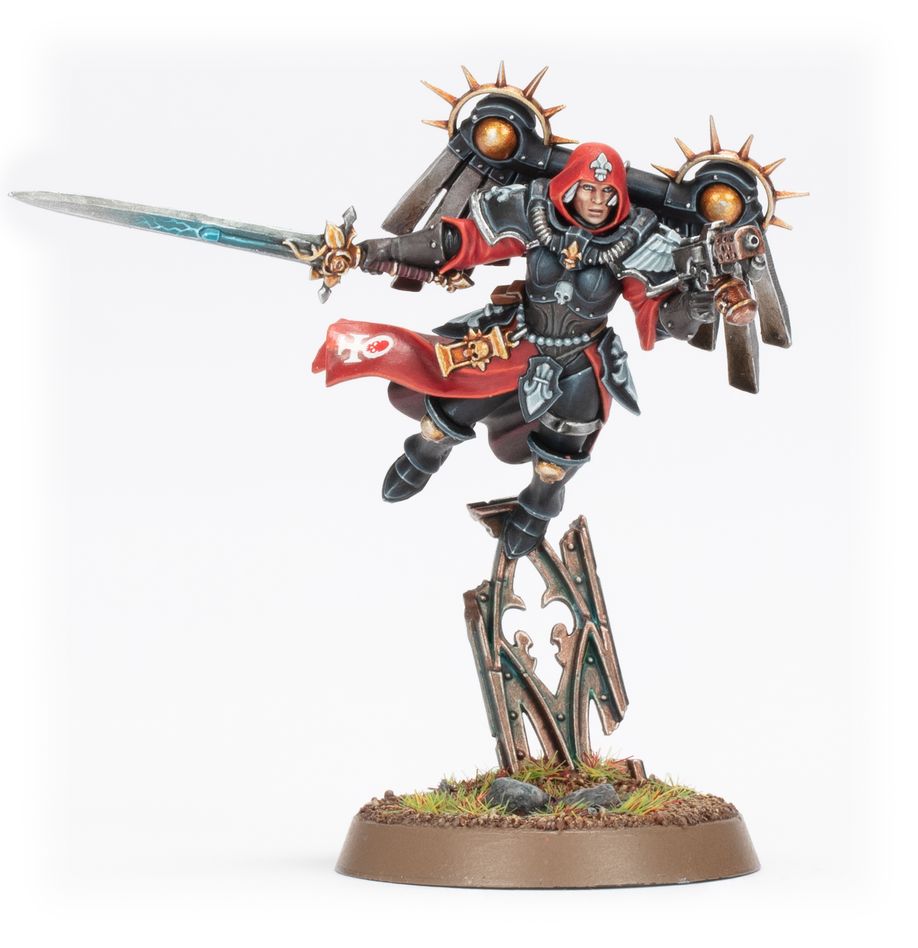 40K: Adepta Sororitas Canoness with Jump Pack