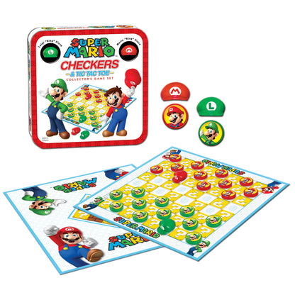 CHECKERS & TIC TAC TOE: Super Mario