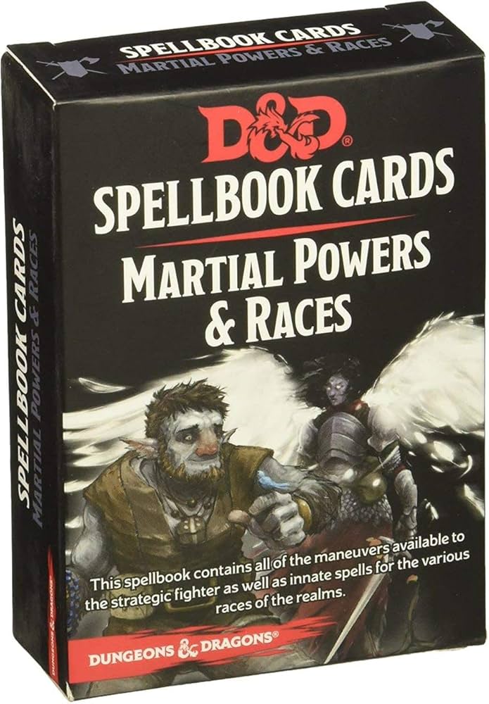 Dungeons & Dragons RPG: Spellbook Cards - Martial Deck