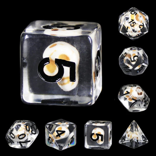 Foam Brain: Stone Skull RPG Dice Set