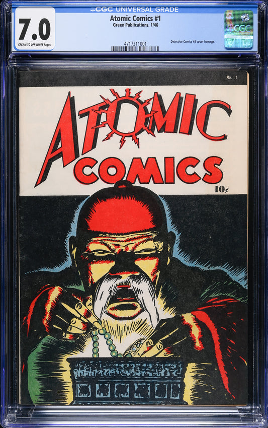 Atomic Comics #1 CGC 7.0
