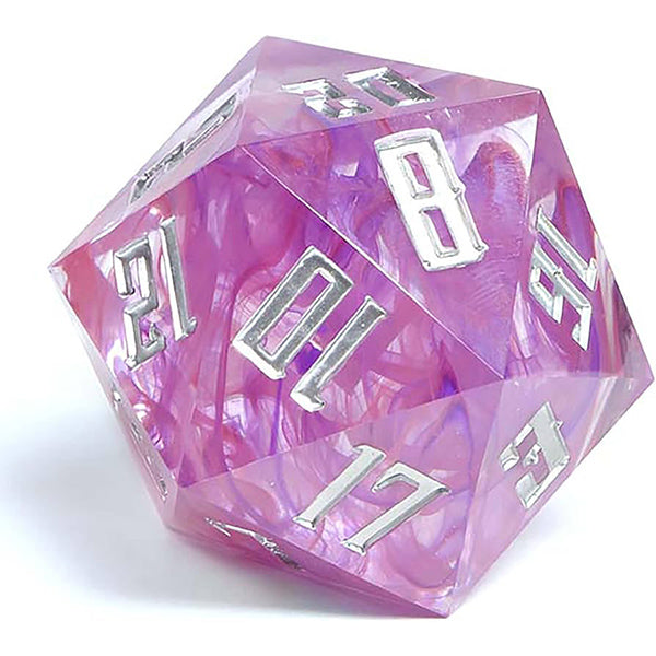 Dice: Mega 55MM- Cosmic Pink 55mm D20