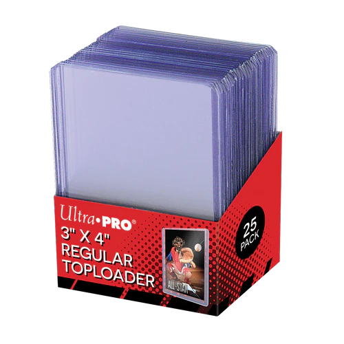 Ultra Pro: 3" X 4" Ultra Clear Regular Toploader 25ct