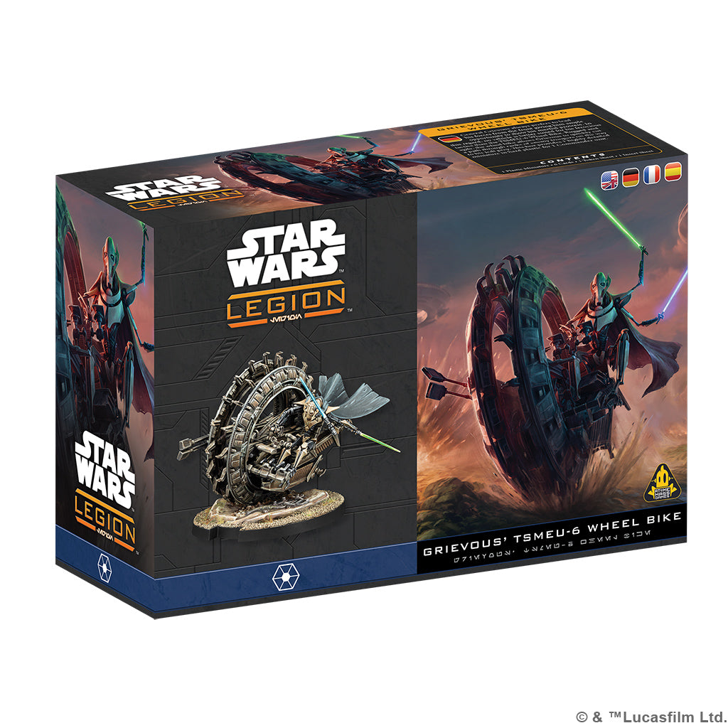 Star Wars: Legion - General Grievous' TSMEU-6 Wheel Bike
