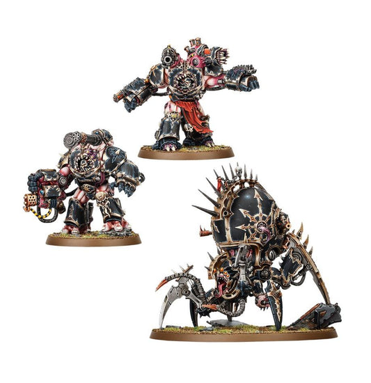 40K: Warpforged Venomcrawler and Obliterators