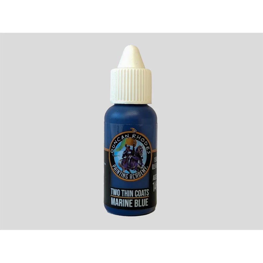 marine blue - two thin coats