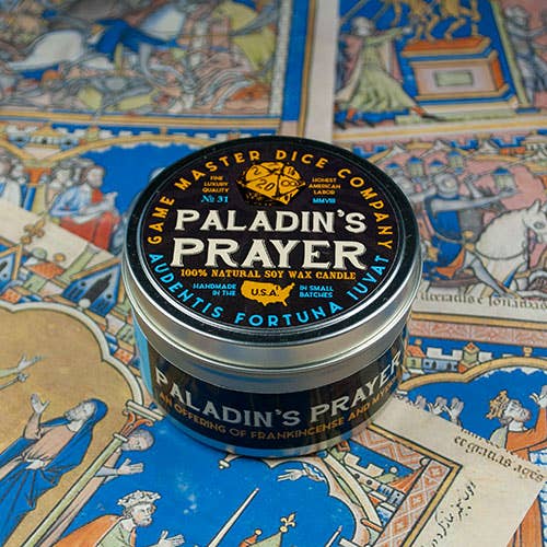 Paladin's Prayer Gaming Candle