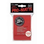 Pro-Matte Deck Protectors Pack: Red 50ct (DISPLAY 12)