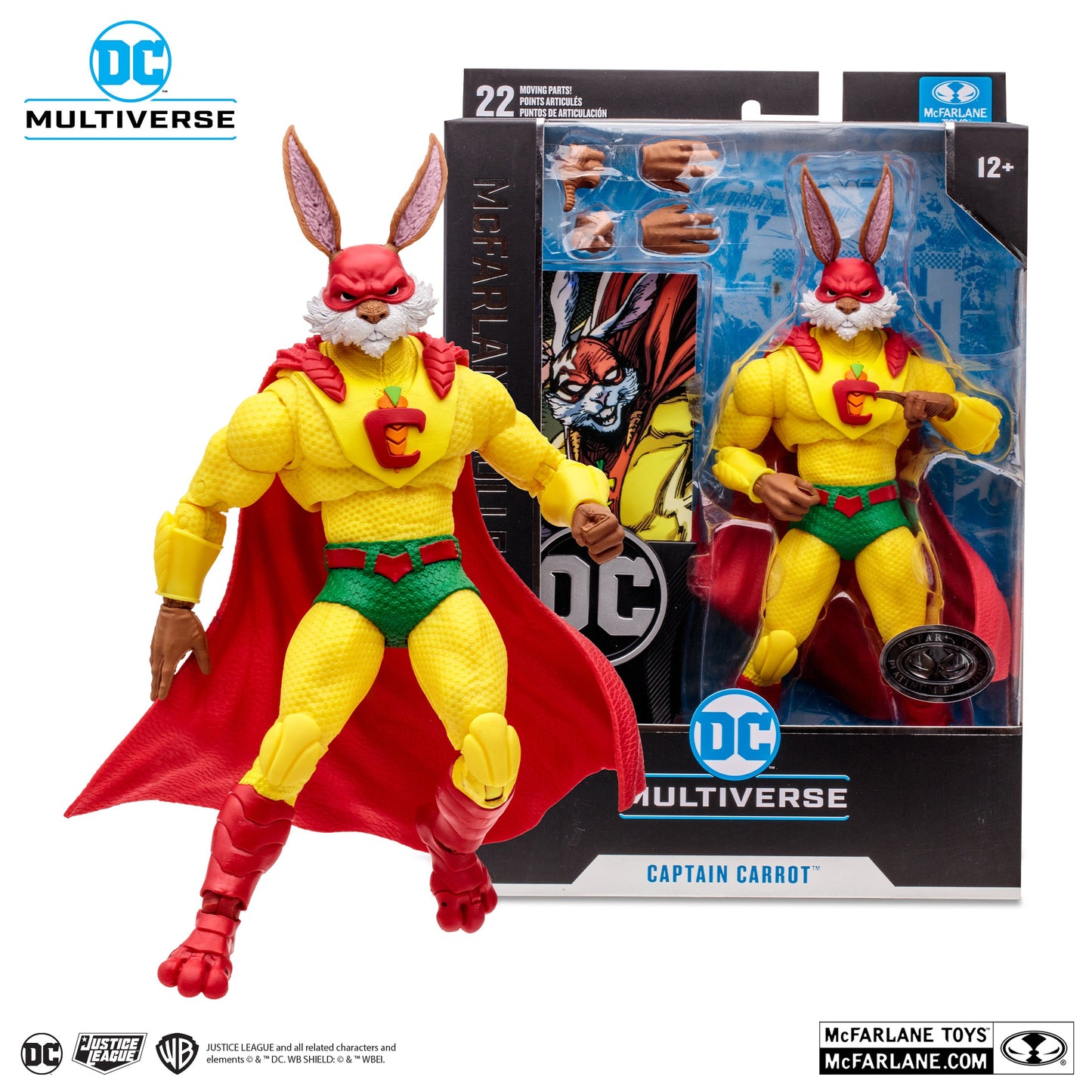 Platinum Edition DC Multiverse McFarlane Collector Edititon Captain Carrot, Justice League Incarnate AF