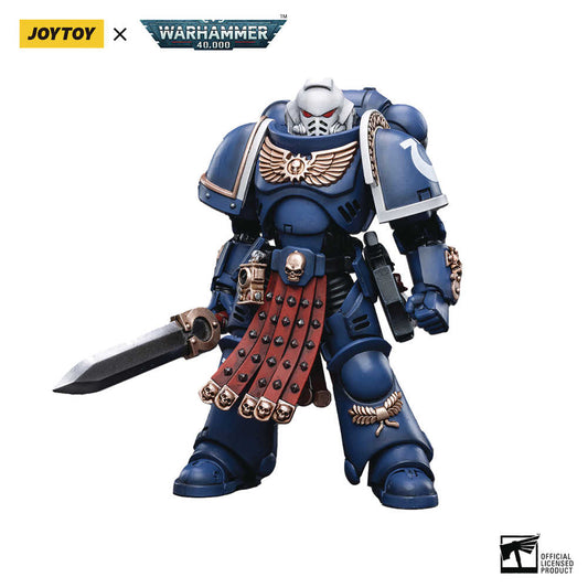 Joytoy 40k Ultramarines Primaris Assault Vet Inters 1/18 Action Figure