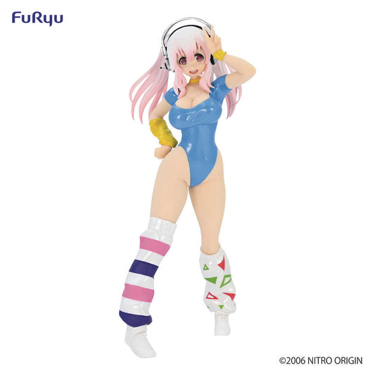 Super Sonico 80s Another Color Blue Concept Figure