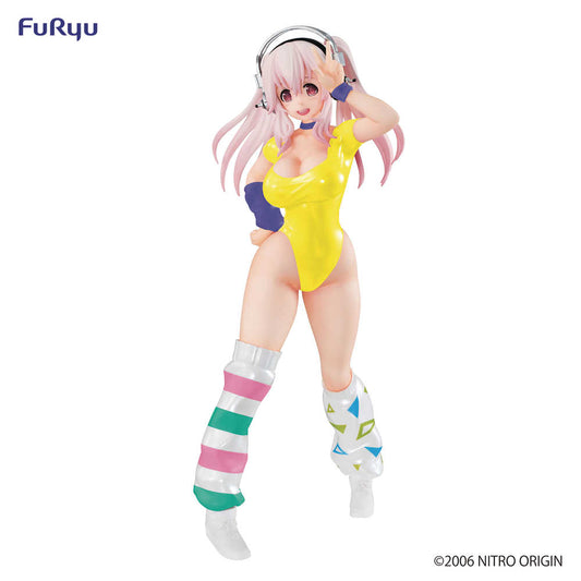 Super Sonico 80s Another Color Yellow Concept Figure