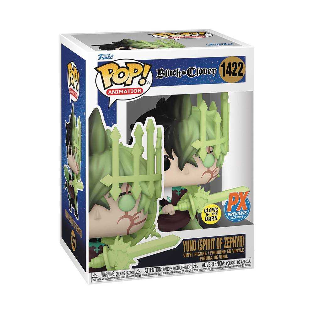 Funko Pop: Animation Black Clover Yuno Zephyr Gw Previews Exclusive Vinyl Figure