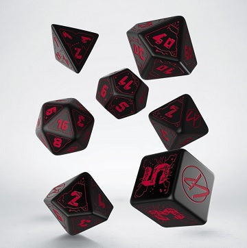 Cyberpunk RPG Red Essential Dice Set