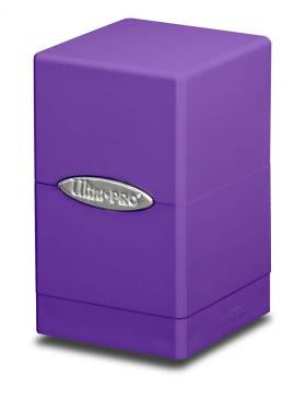 Satin Tower Deck Box: Purple